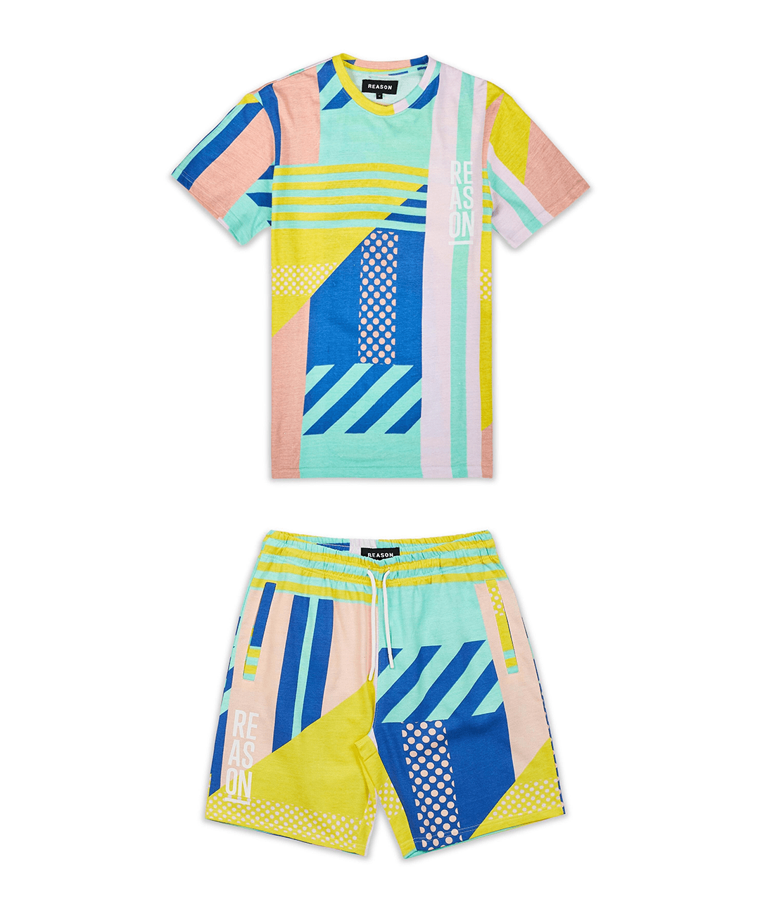 Reason Clothing Top Pick | Color Block Tropic Crew Set