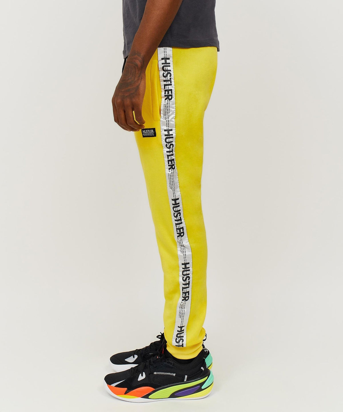 Reason Clothing Trusted | Hustler Logo Tape Joggers Regular Is Live