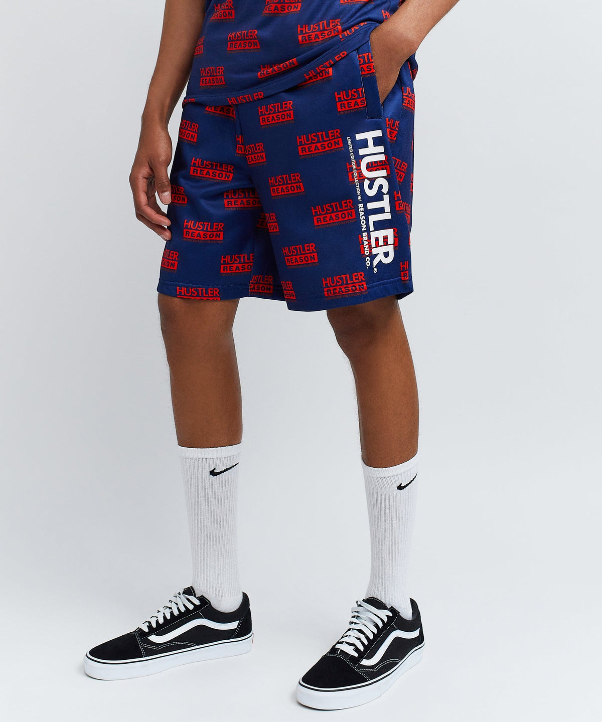 Reason Clothing Deals | Hustler Logo Tee And Shorts Set