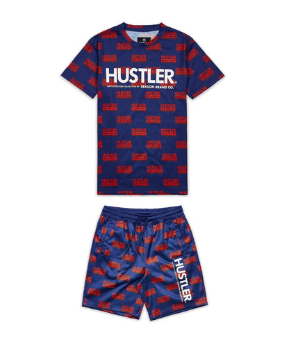 Reason Clothing Deals | Hustler Logo Tee And Shorts Set