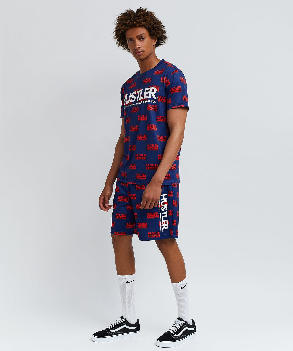 Reason Clothing Deals | Hustler Logo Tee And Shorts Set