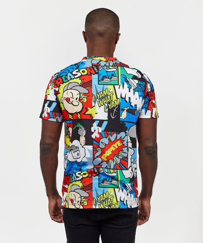 Reason Clothing Quality | Popeye Short Sleeve Tee