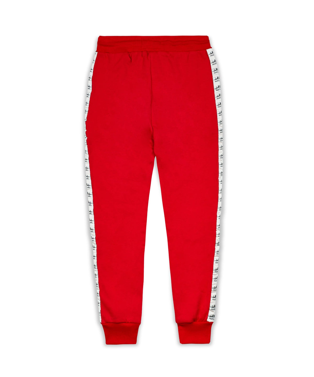 Reason Clothing Premium | Hustler Side Stripe Logo Jogger - Red