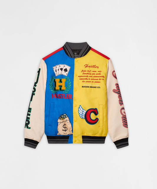 Reason Clothing Exclusive | Hustler Varsity Jacket
