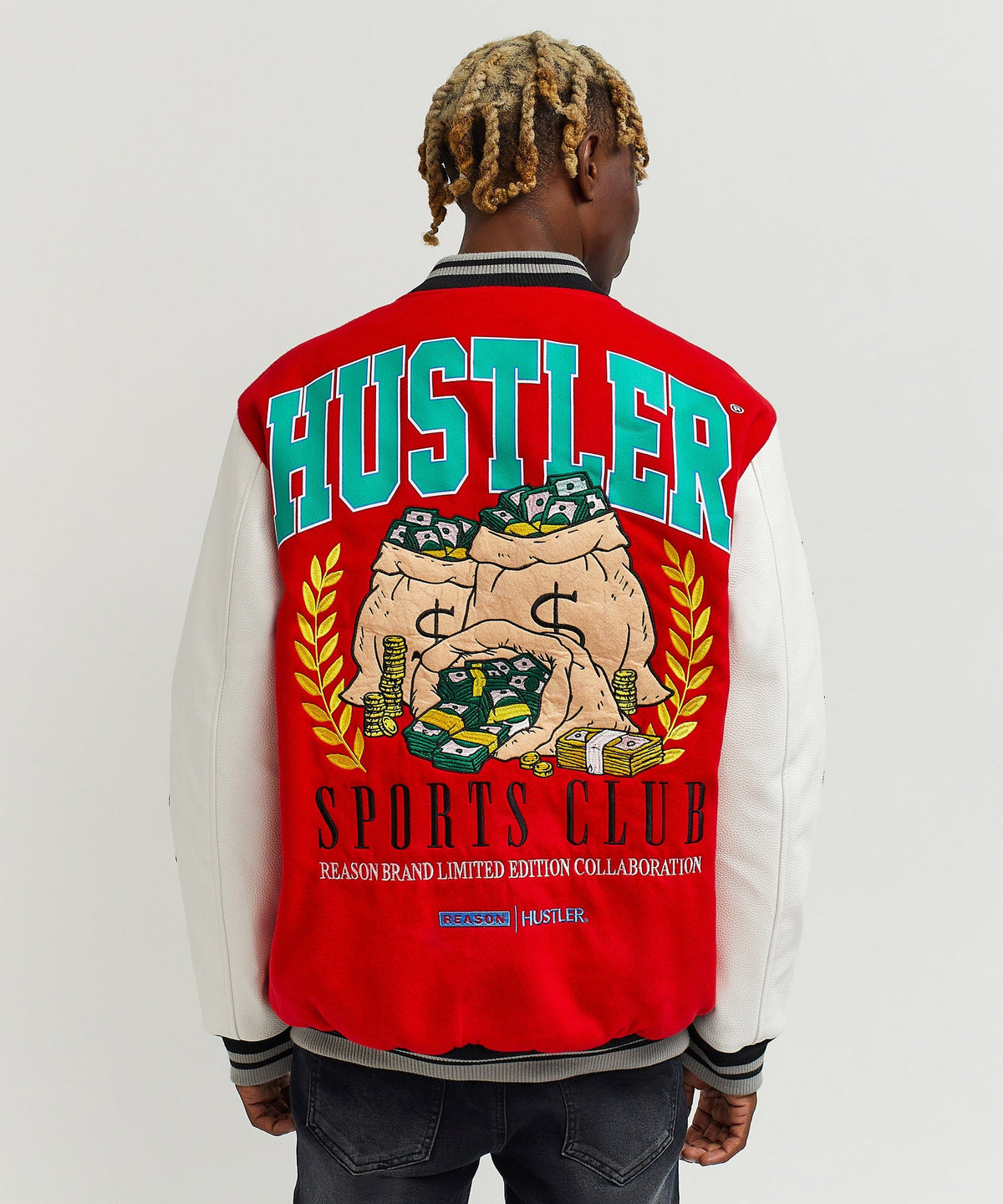 Reason Clothing Exclusive | Hustler Varsity Jacket