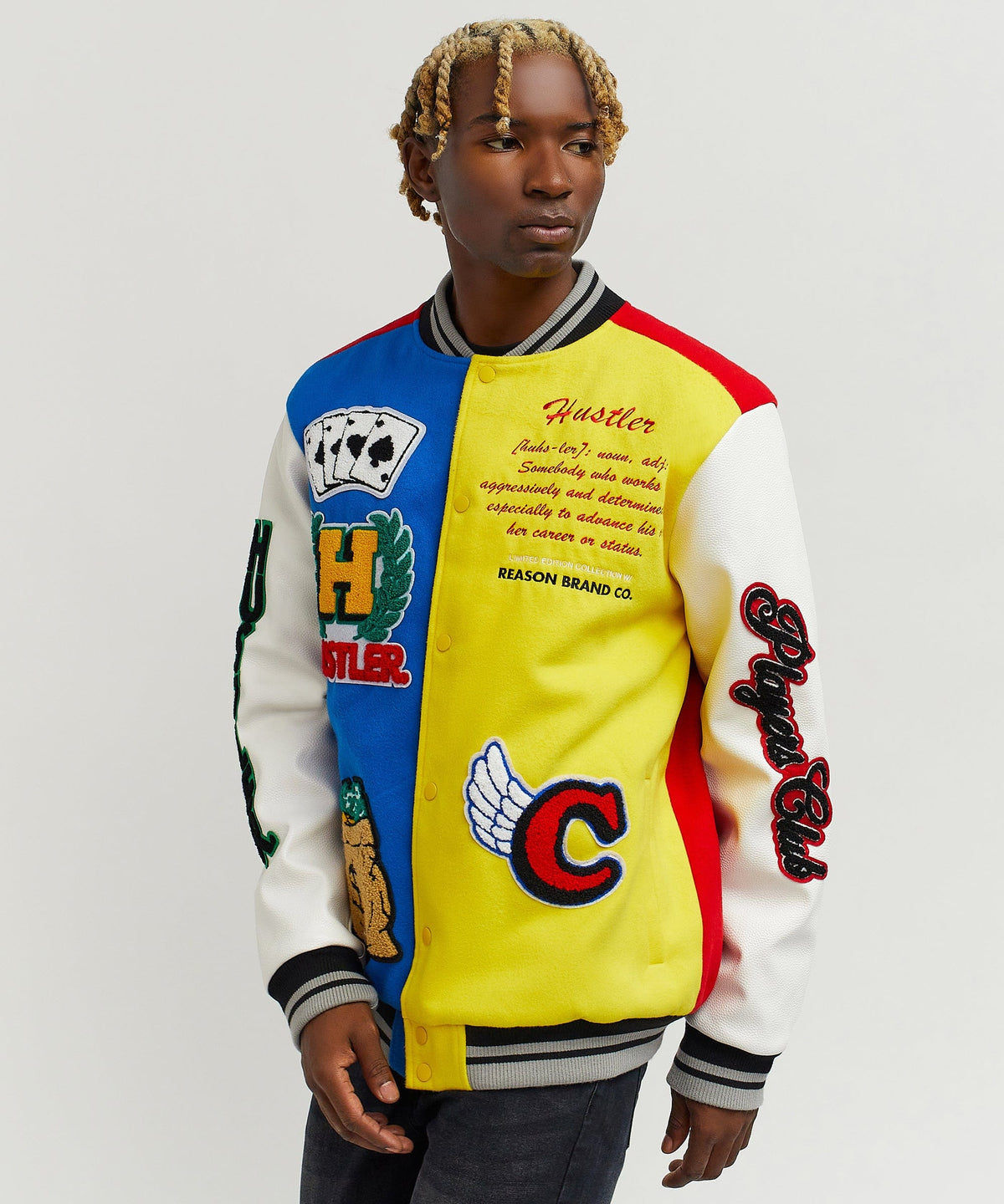 Reason Clothing Exclusive | Hustler Varsity Jacket