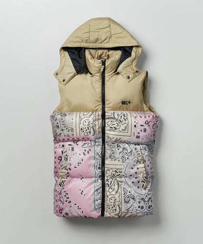 Reason Clothing Latest | Paisley Puffer Vest