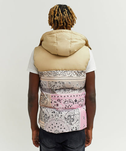 Reason Clothing Latest | Paisley Puffer Vest
