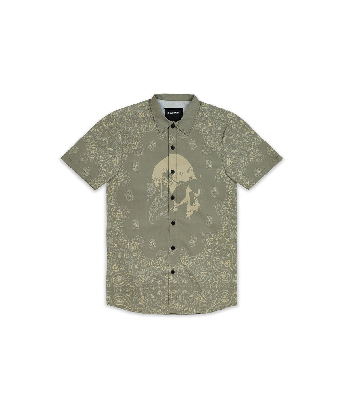 Reason Clothing Everyday | Skull Paisley Ss Shirt