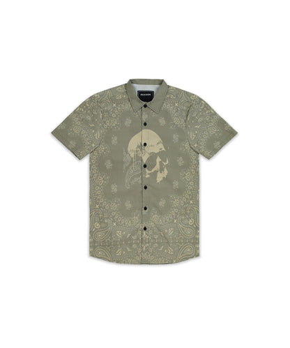 Reason Clothing Everyday | Skull Paisley Ss Shirt