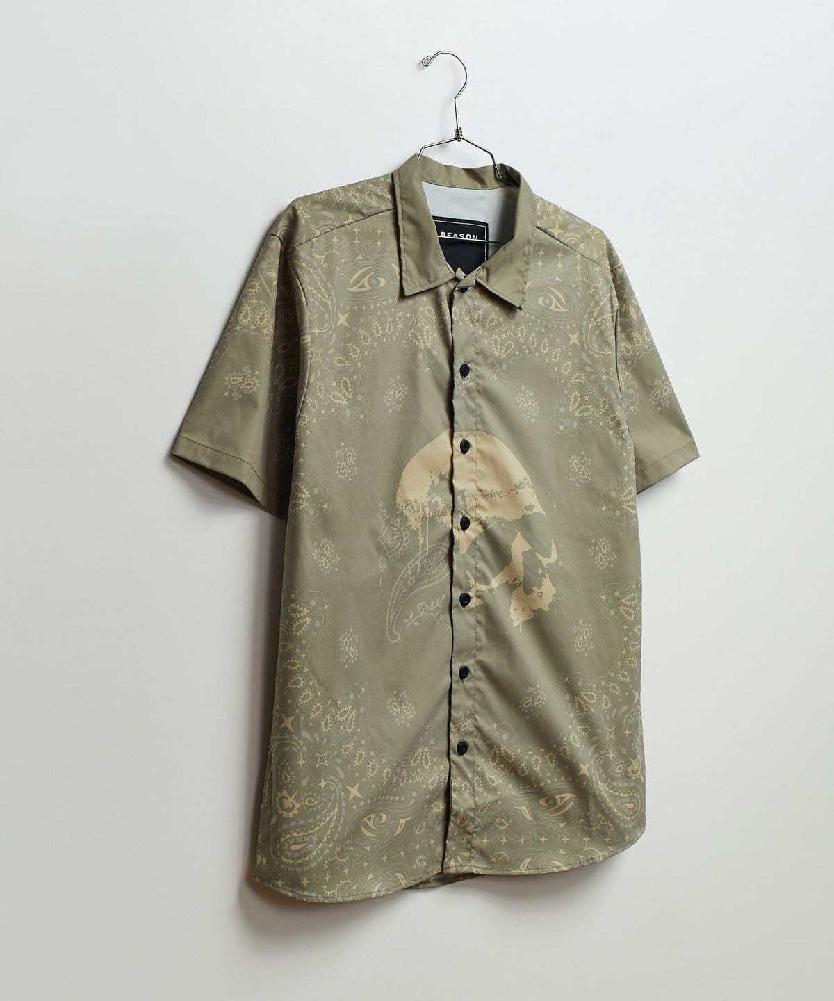 Reason Clothing Everyday | Skull Paisley Ss Shirt