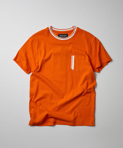 Reason Clothing Value | Pocket Stripe Contrast Tee