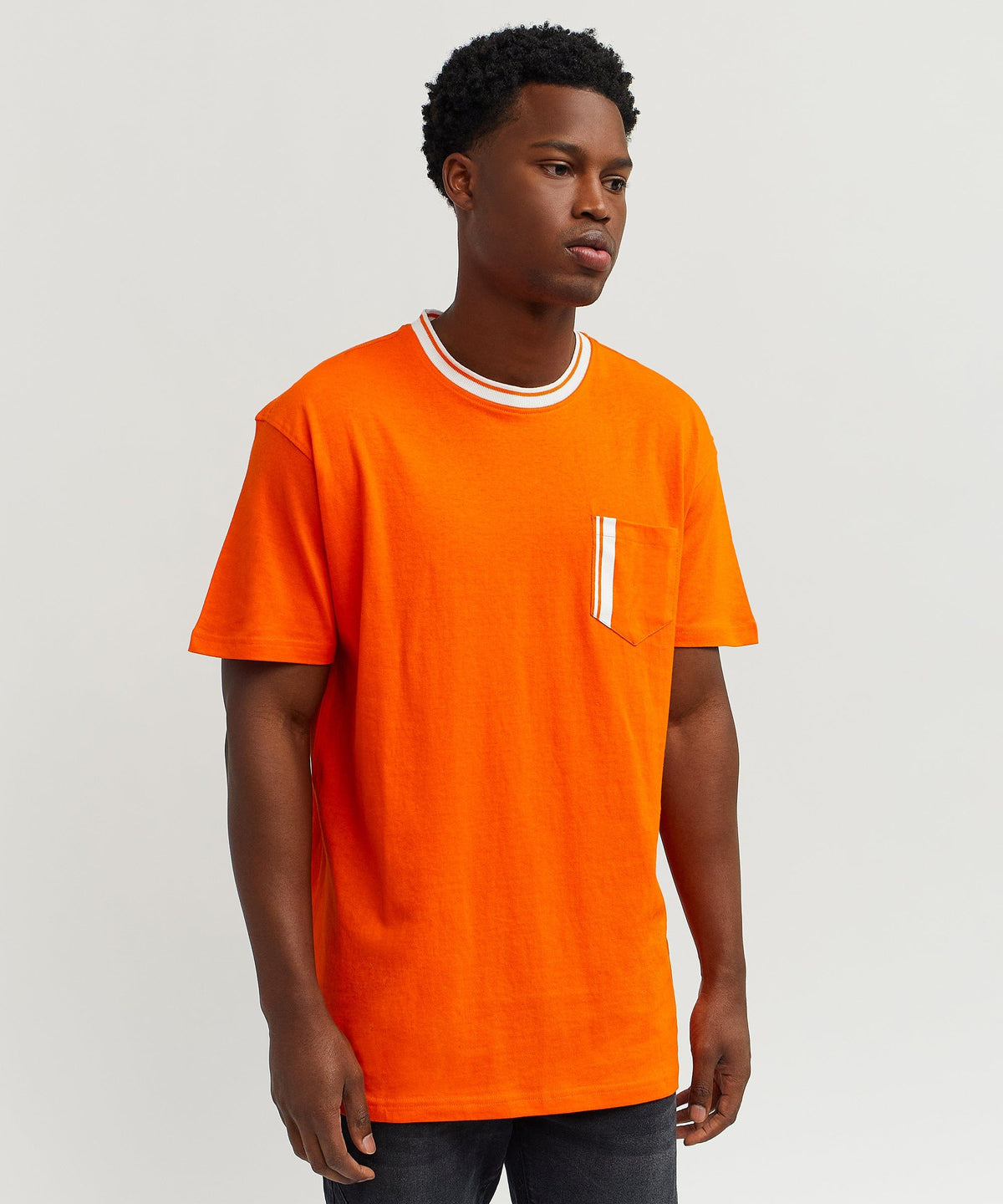 Reason Clothing Value | Pocket Stripe Contrast Tee