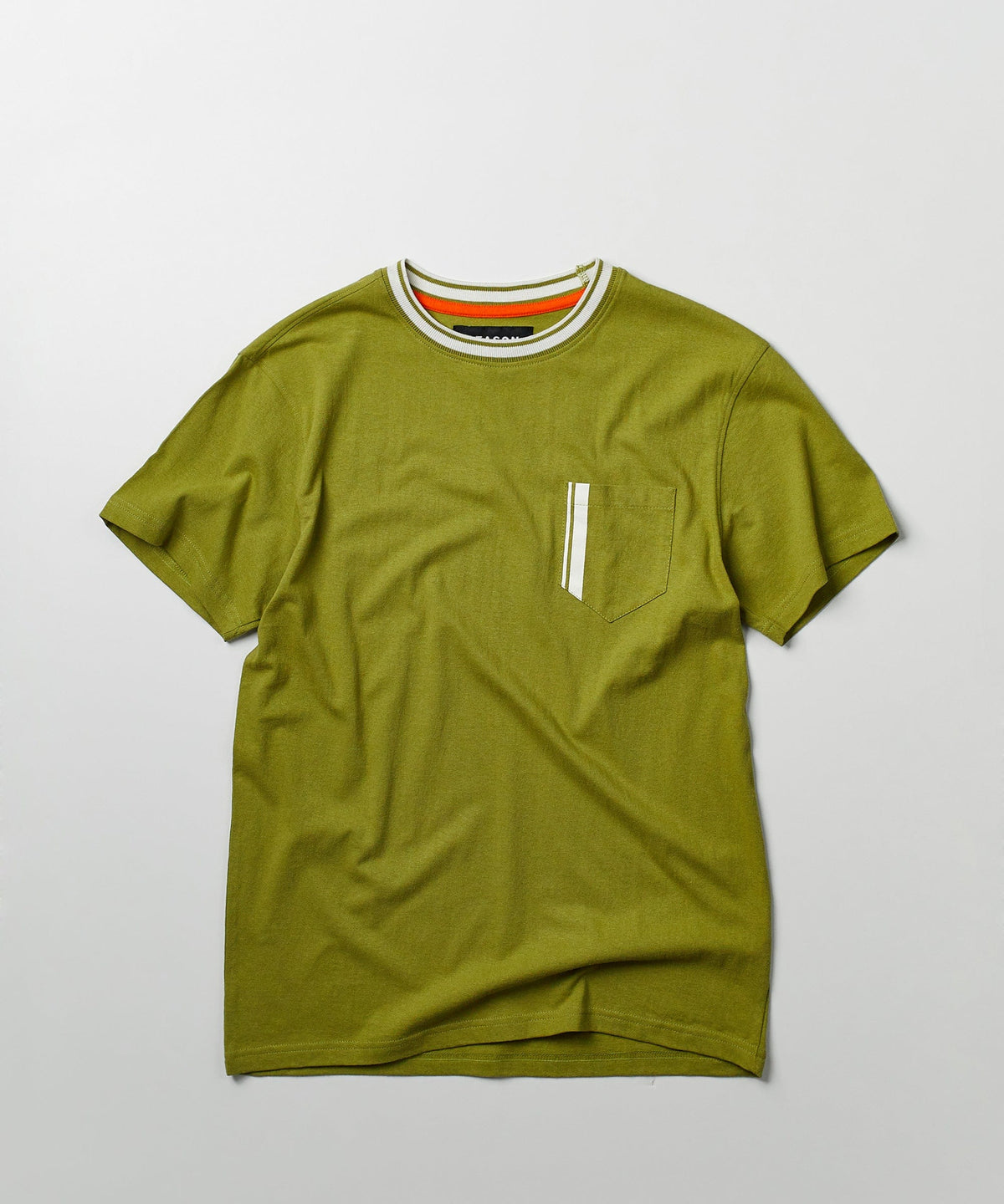 Reason Clothing Essential | Pocket Stripe Contrast Tee