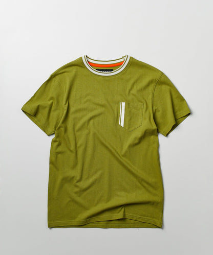Reason Clothing Essential | Pocket Stripe Contrast Tee