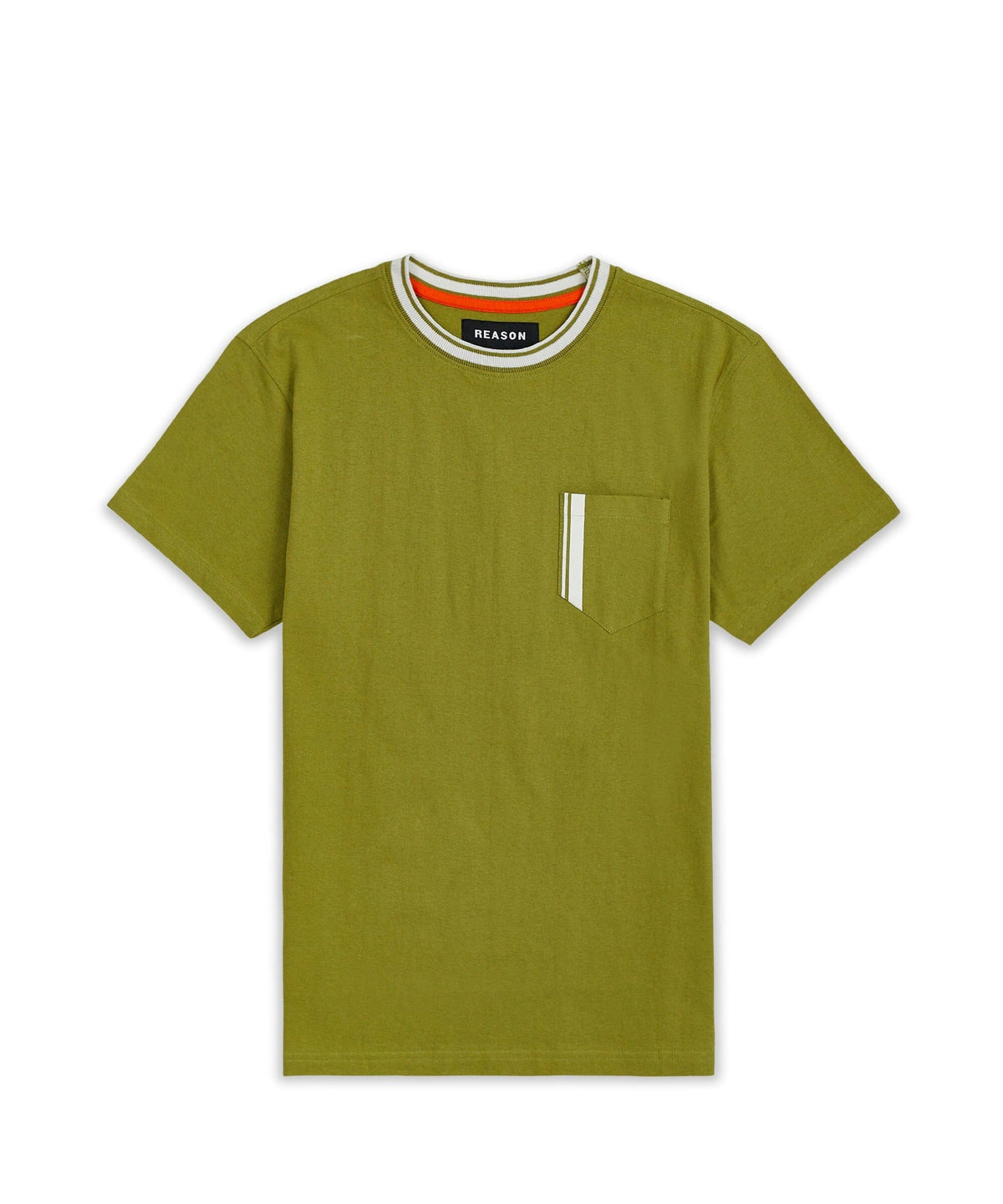Reason Clothing Essential | Pocket Stripe Contrast Tee