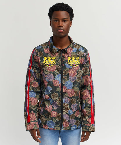 Reason Clothing Essential | Fearless Tape Trim Nylon Jacket