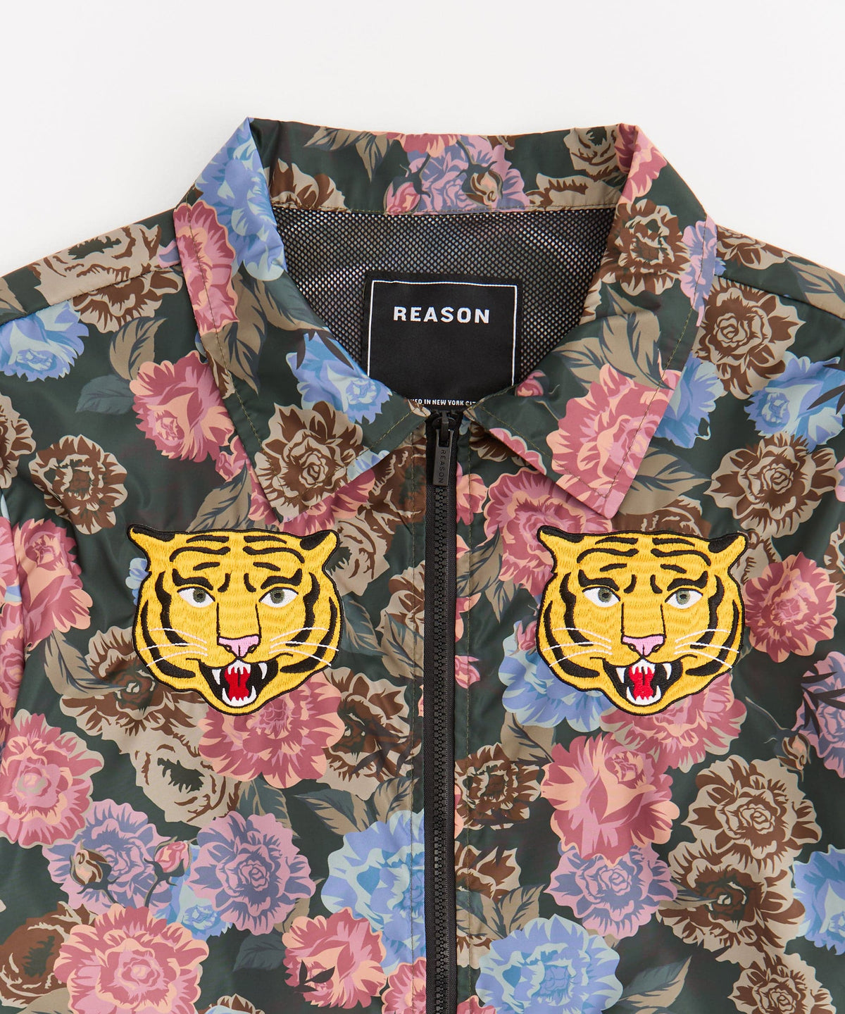 Reason Clothing Essential | Fearless Tape Trim Nylon Jacket