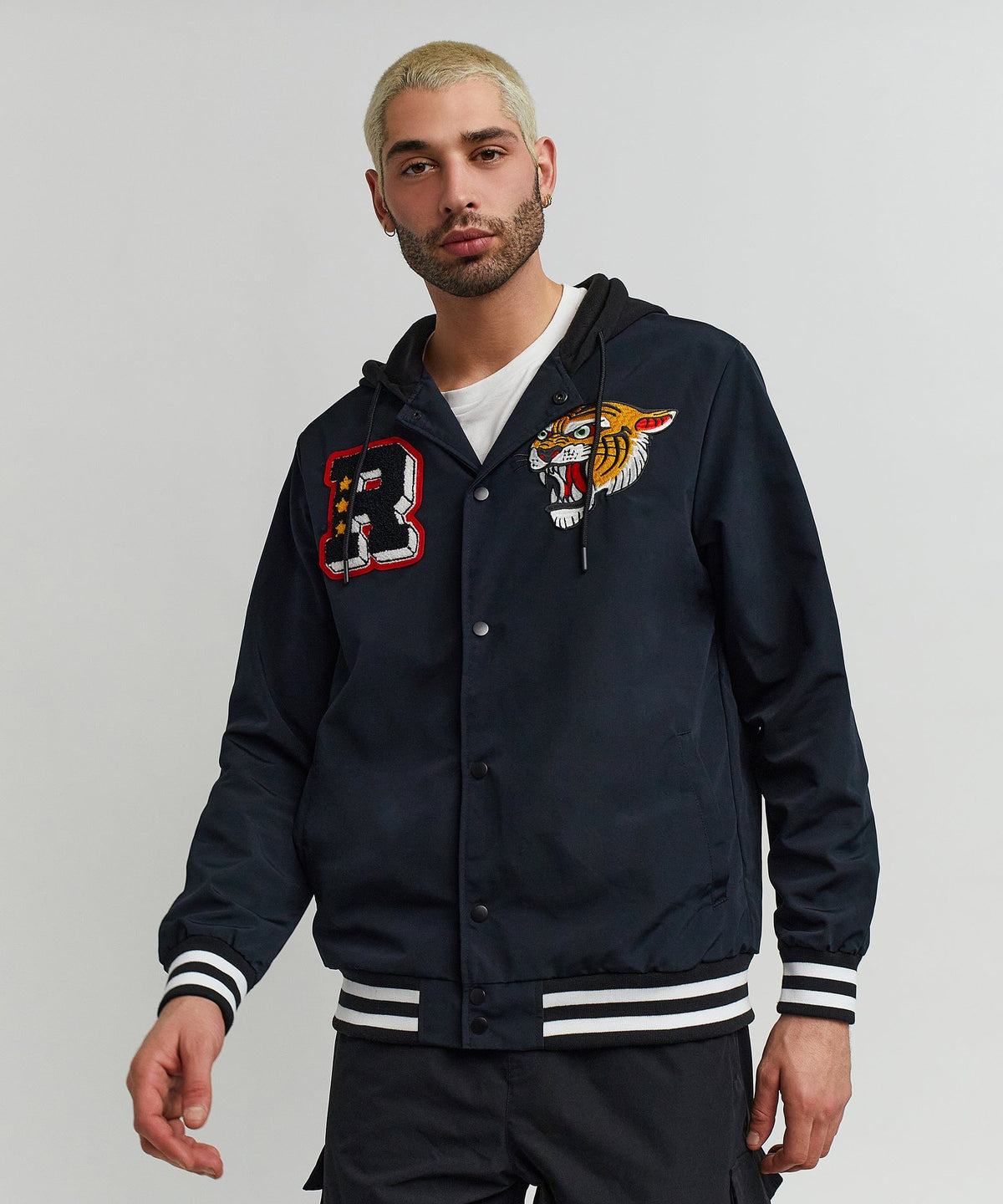 Reason Clothing Trending | Tigers Varsity Hooded Jacket