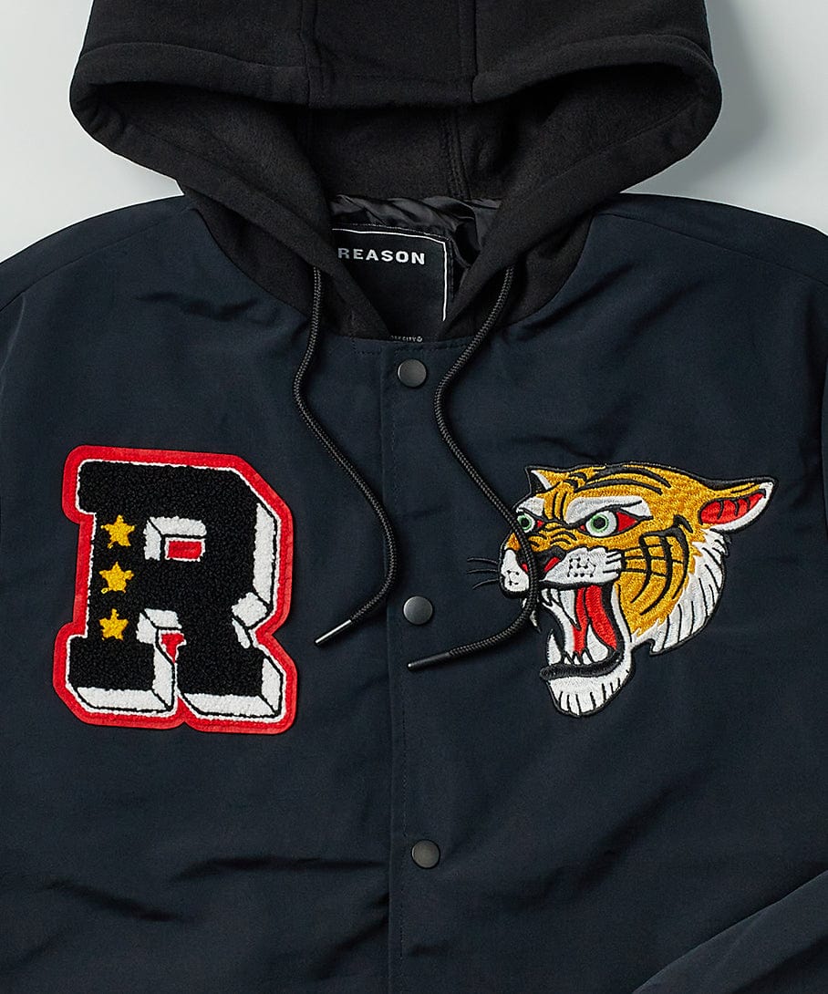 Reason Clothing Trending | Tigers Varsity Hooded Jacket