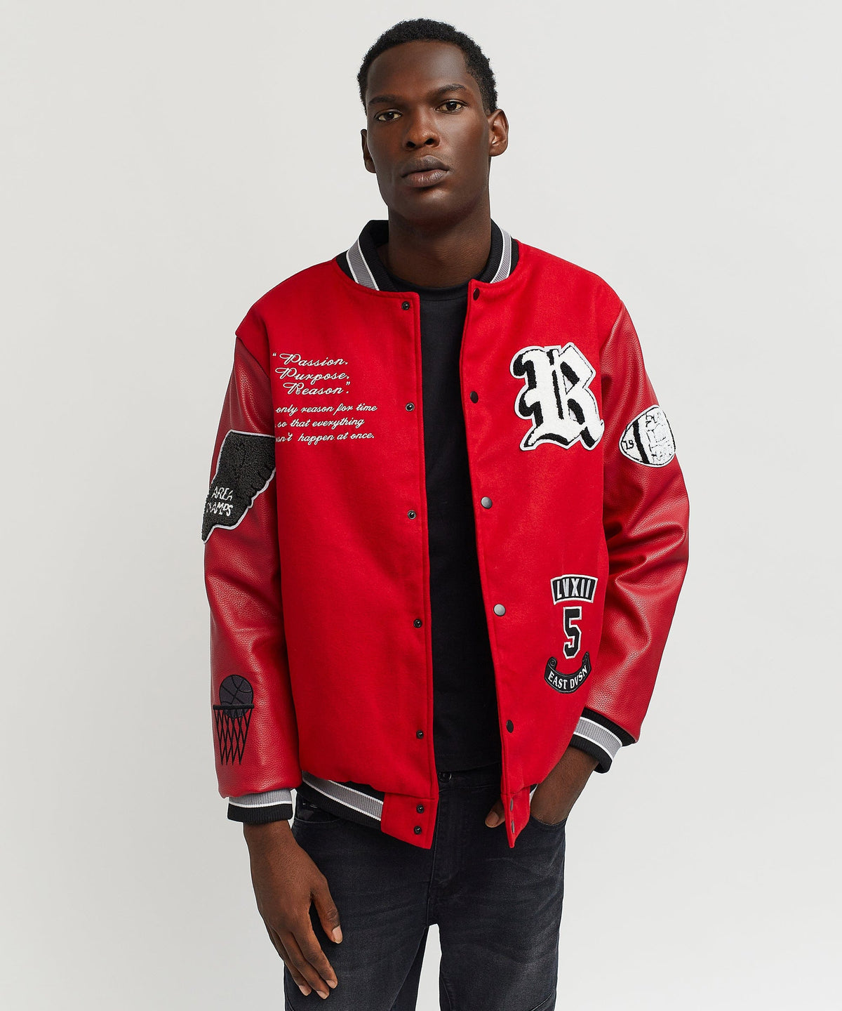 Reason Clothing Popular | Ply Hard Varsity Jkt