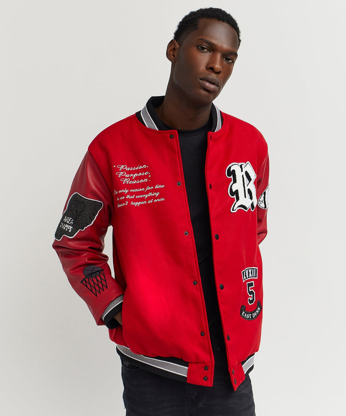 Reason Clothing Popular | Ply Hard Varsity Jkt