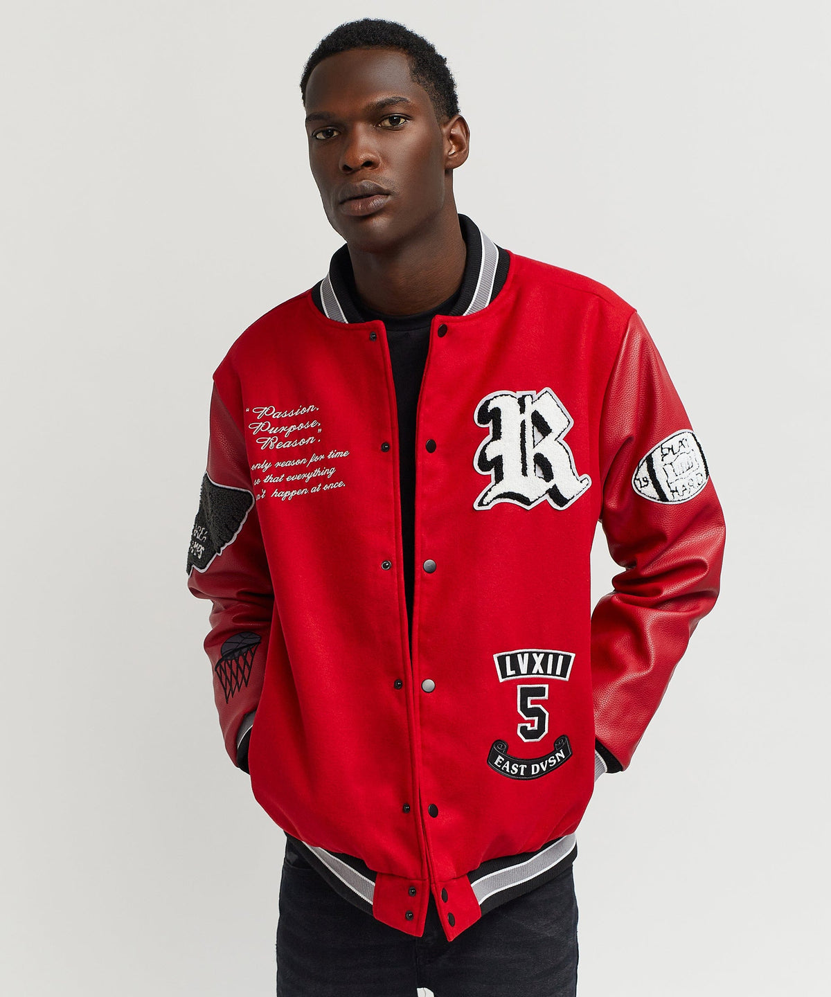 Reason Clothing Popular | Ply Hard Varsity Jkt