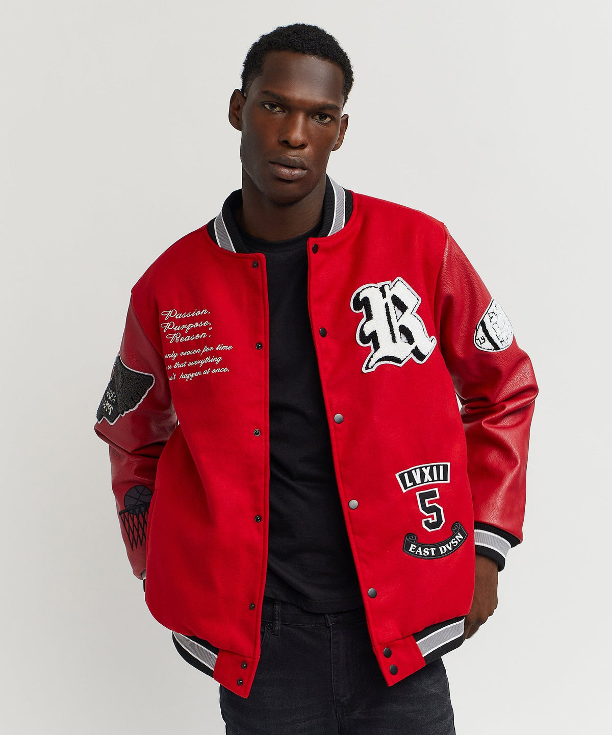 Reason Clothing Popular | Ply Hard Varsity Jkt