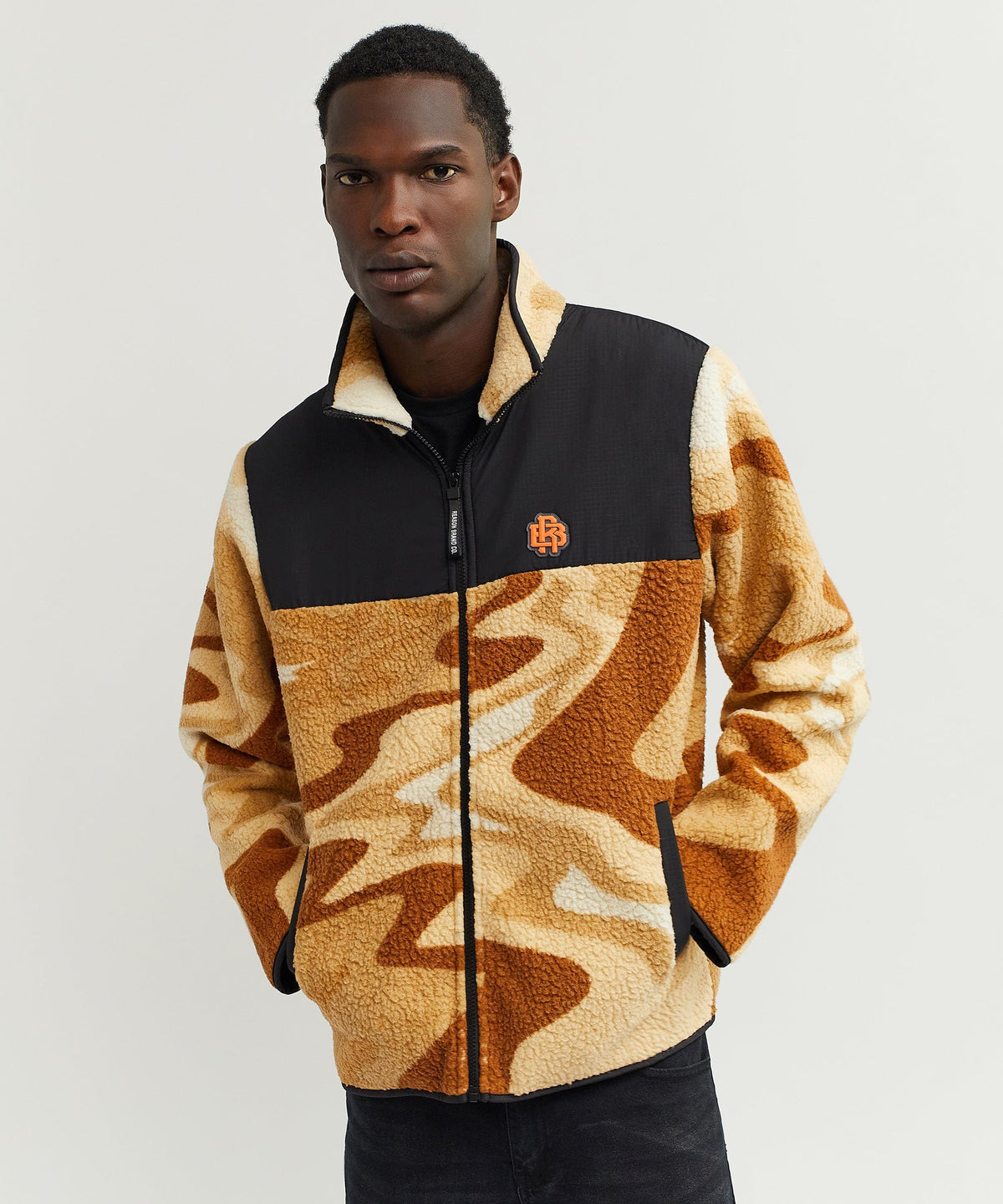 Reason Clothing Recommended | Rb Series Sherpa Fleece Zip Up
