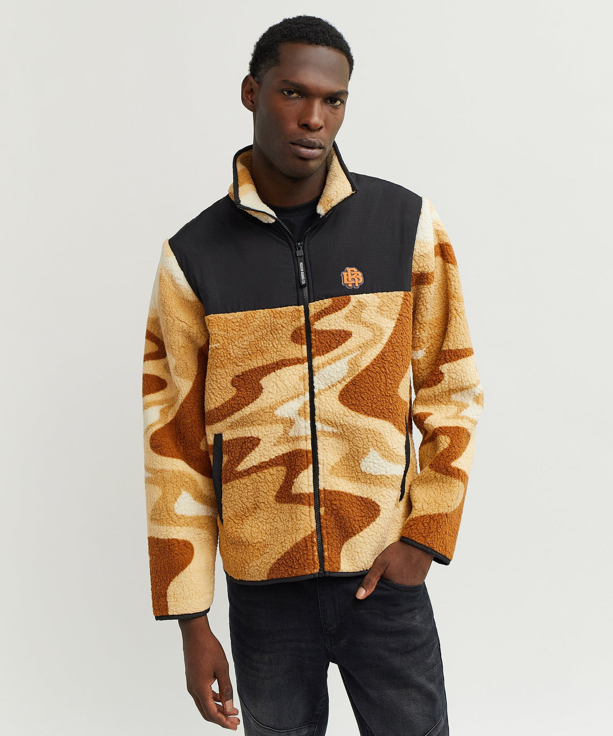 Reason Clothing Recommended | Rb Series Sherpa Fleece Zip Up