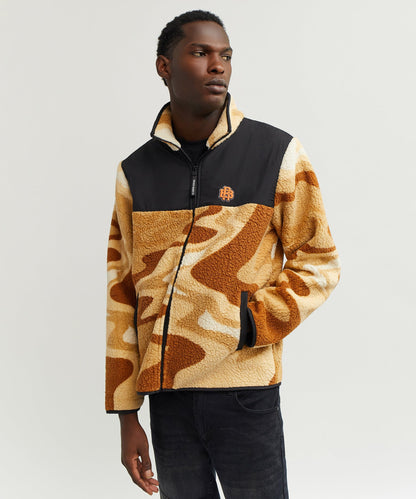 Reason Clothing Recommended | Rb Series Sherpa Fleece Zip Up