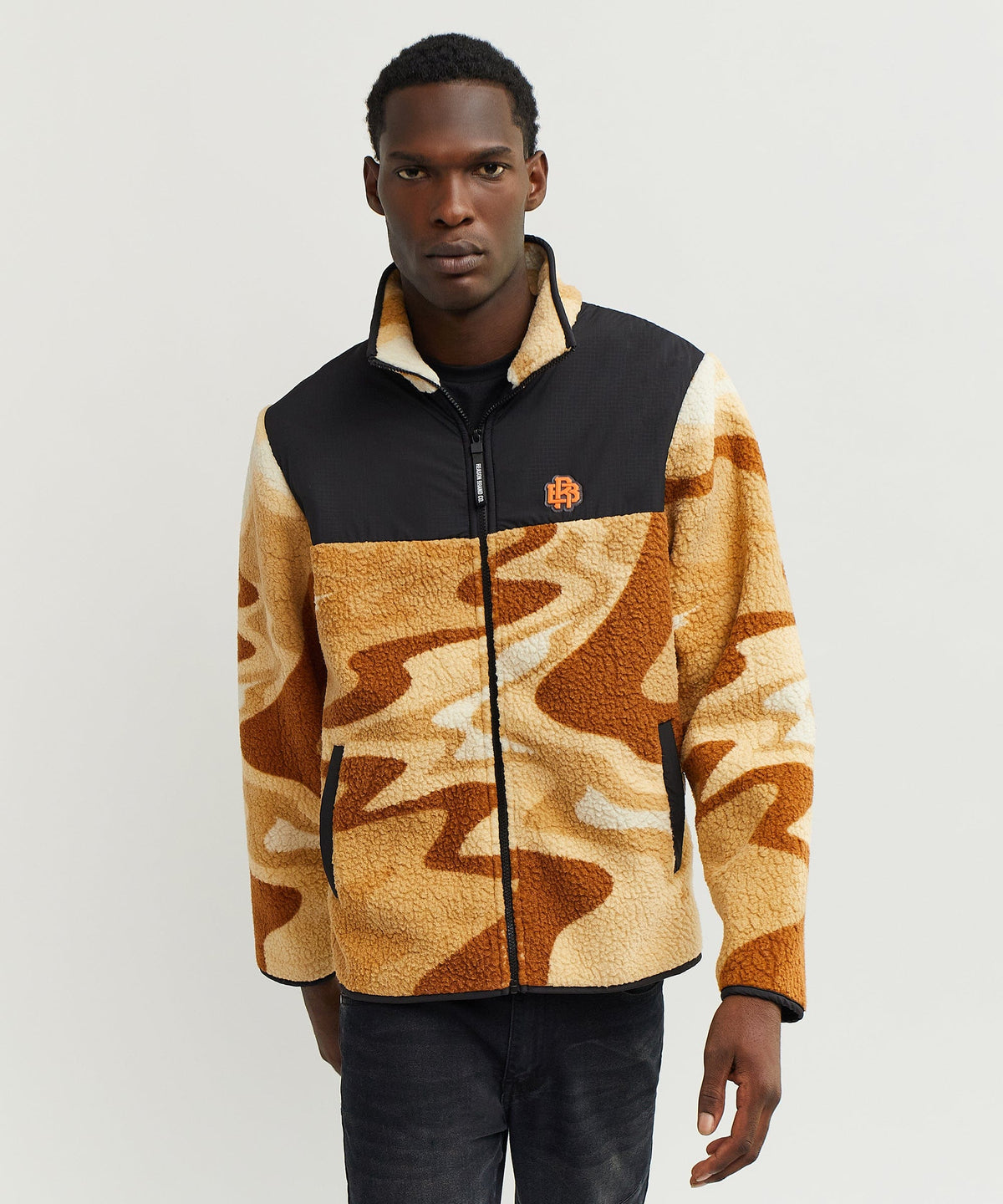 Reason Clothing Recommended | Rb Series Sherpa Fleece Zip Up