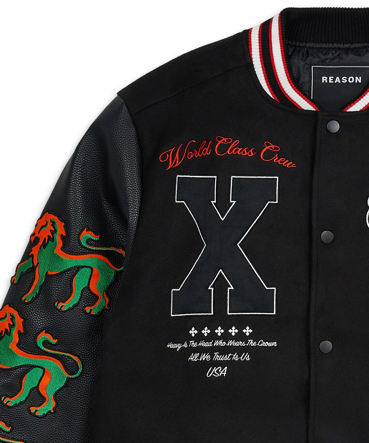 Reason Clothing Customer Favorite | Self Made Varsity Jacket