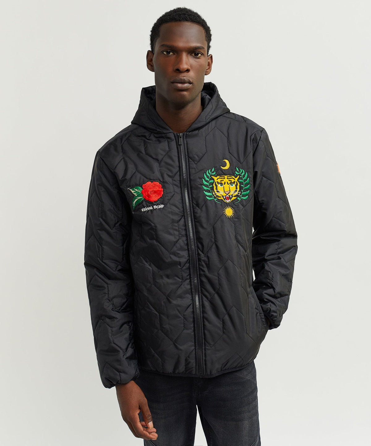 Reason Clothing Recommended | Quilted Hooded Jacket