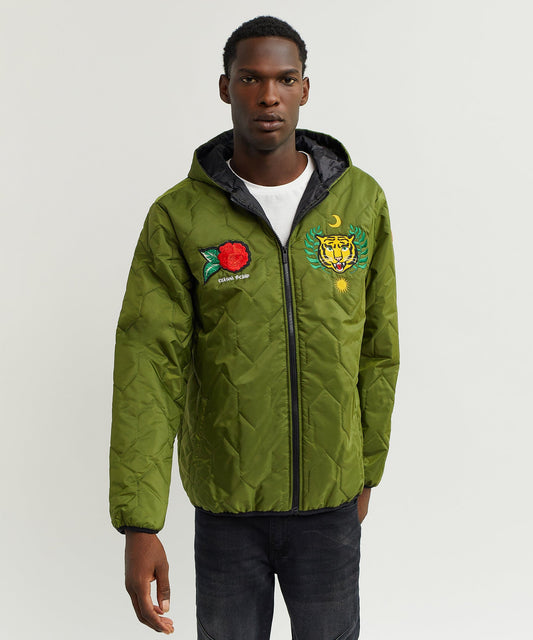 Reason Clothing Smart Buy | Quilted Hooded Jacket
