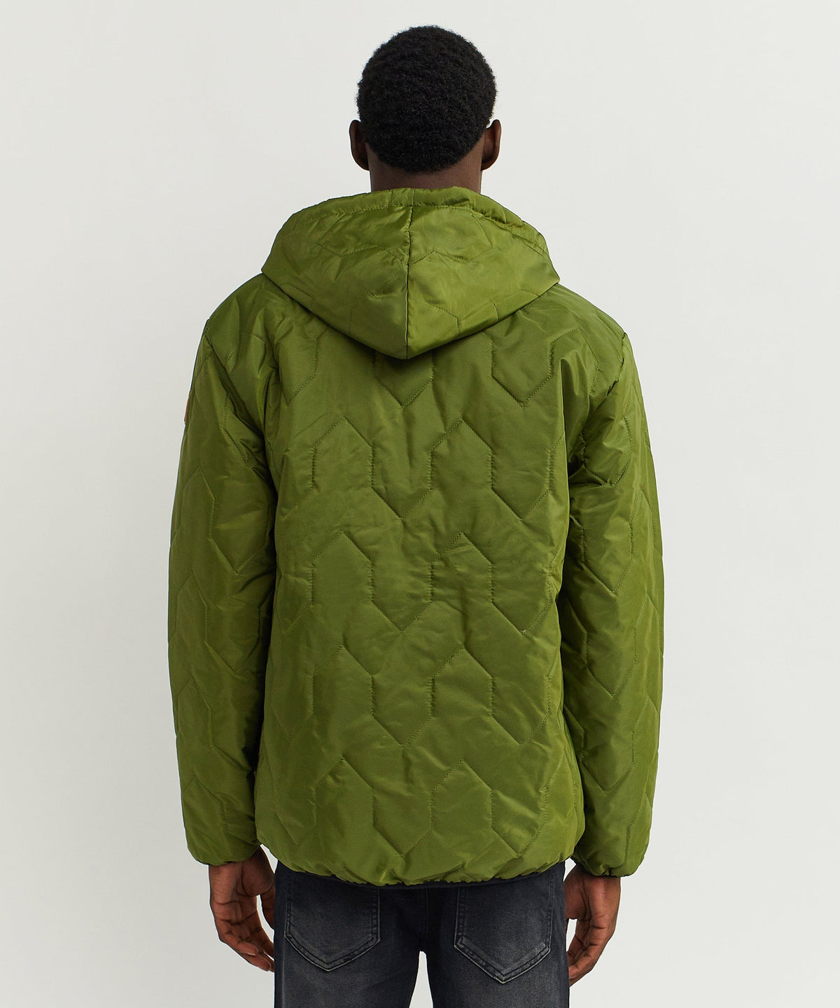 Reason Clothing Smart Buy | Quilted Hooded Jacket
