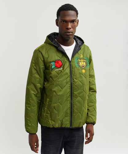 Reason Clothing Smart Buy | Quilted Hooded Jacket