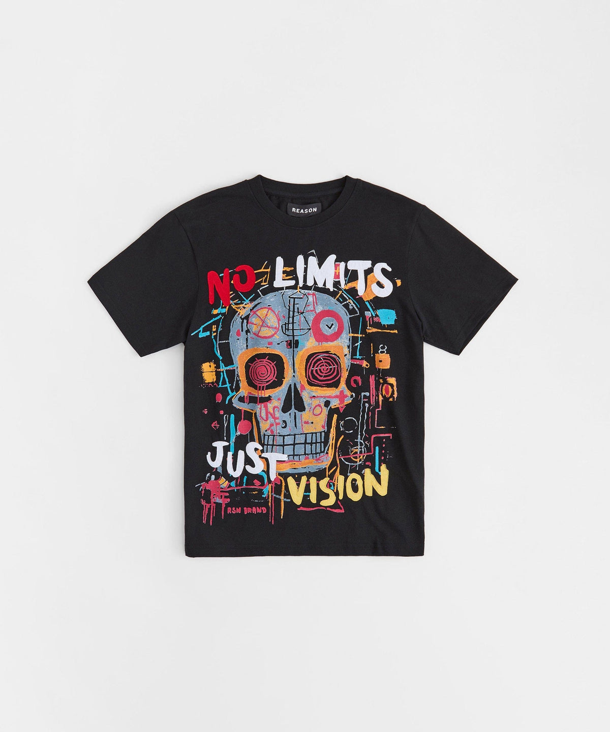 Reason Clothing Best Price | No Limits Graphic Short Sleeve Tee - Black