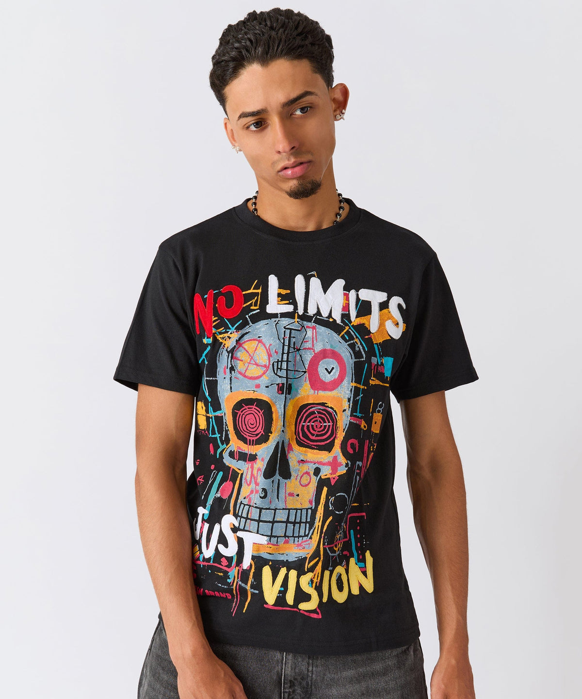 Reason Clothing Best Price | No Limits Graphic Short Sleeve Tee - Black