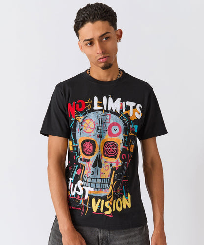 Reason Clothing Best Price | No Limits Graphic Short Sleeve Tee - Black