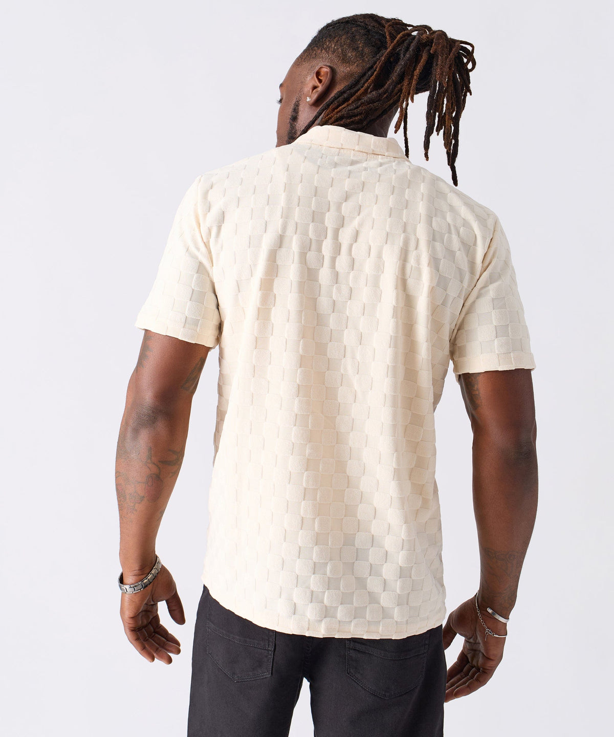 Reason Clothing Special Offer | Checkerboard Towel Shirt