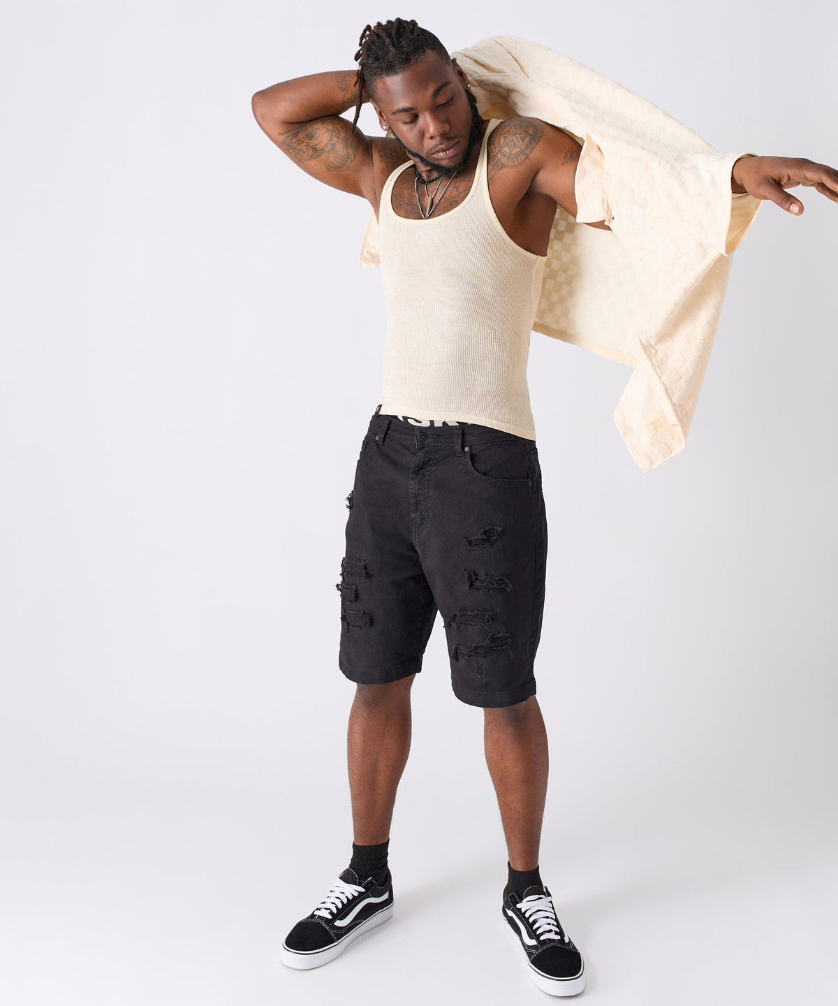 Reason Clothing Special Offer | Checkerboard Towel Shirt