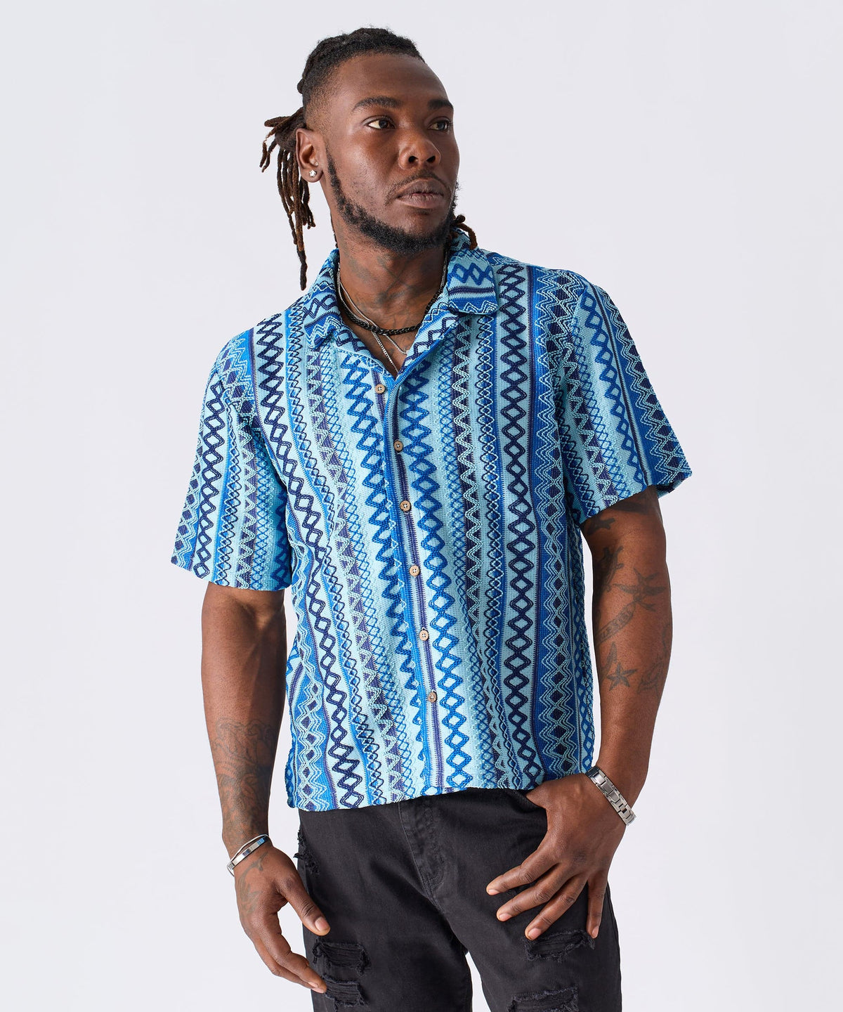 Reason Clothing Deals | Jacquard Polo Shirt