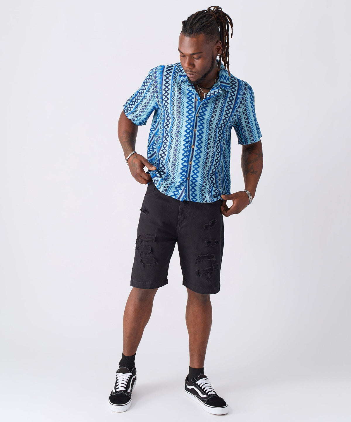 Reason Clothing Deals | Jacquard Polo Shirt