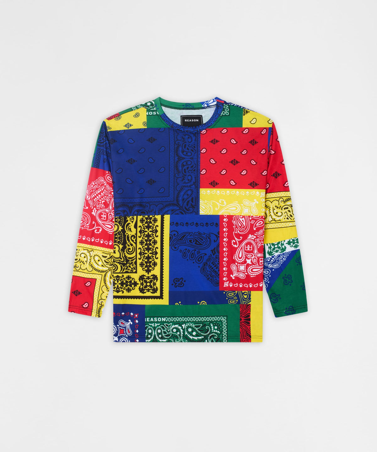 Reason Clothing Featured | Bandana Multi Colored Long Sleeve Tee