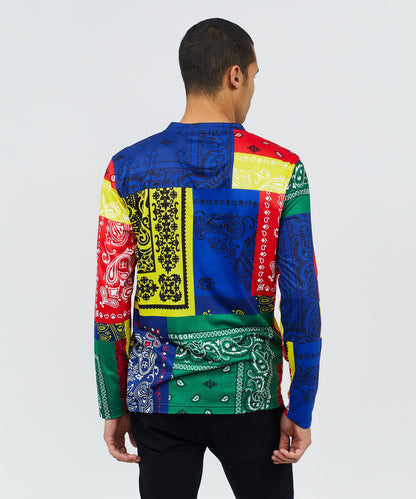 Reason Clothing Featured | Bandana Multi Colored Long Sleeve Tee