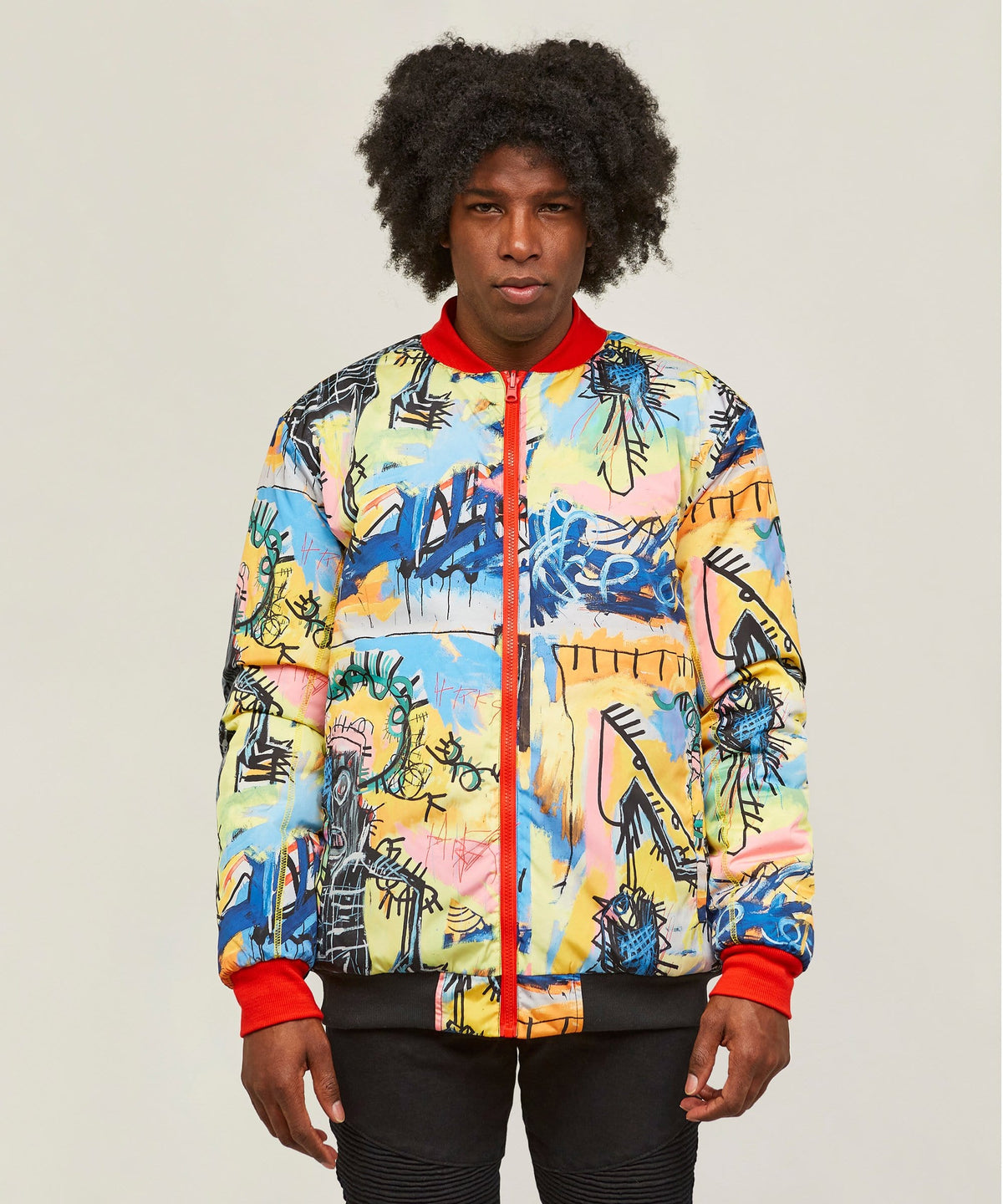 Reason Clothing Essential | Basquiat Reversible Jacket