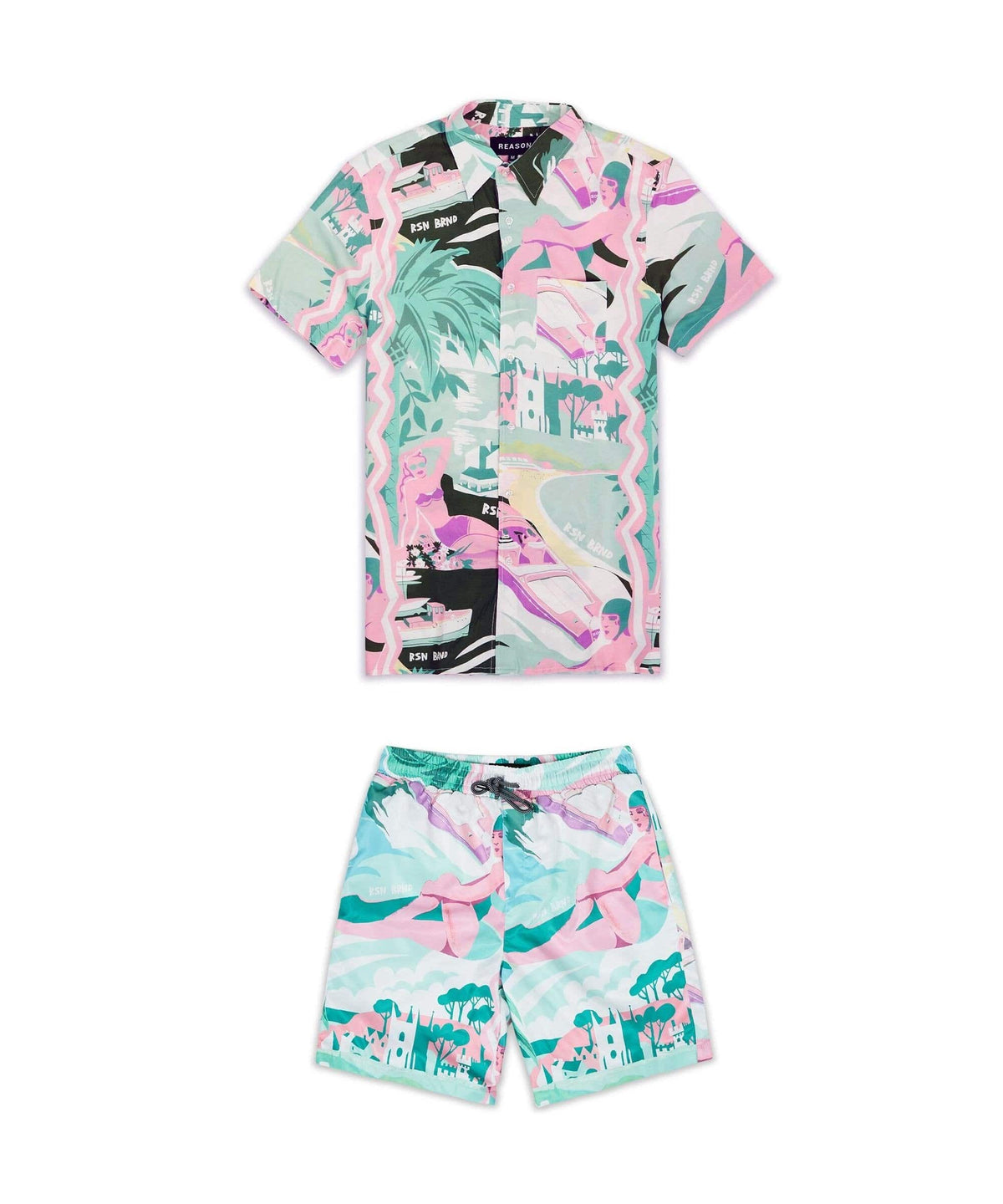 Reason Clothing Featured | Sail Shirt Shorts Set