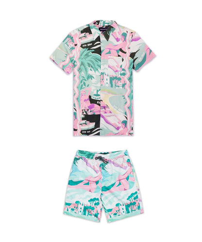 Reason Clothing Featured | Sail Shirt Shorts Set
