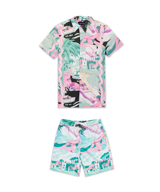 Reason Clothing Featured | Sail Shirt Shorts Set